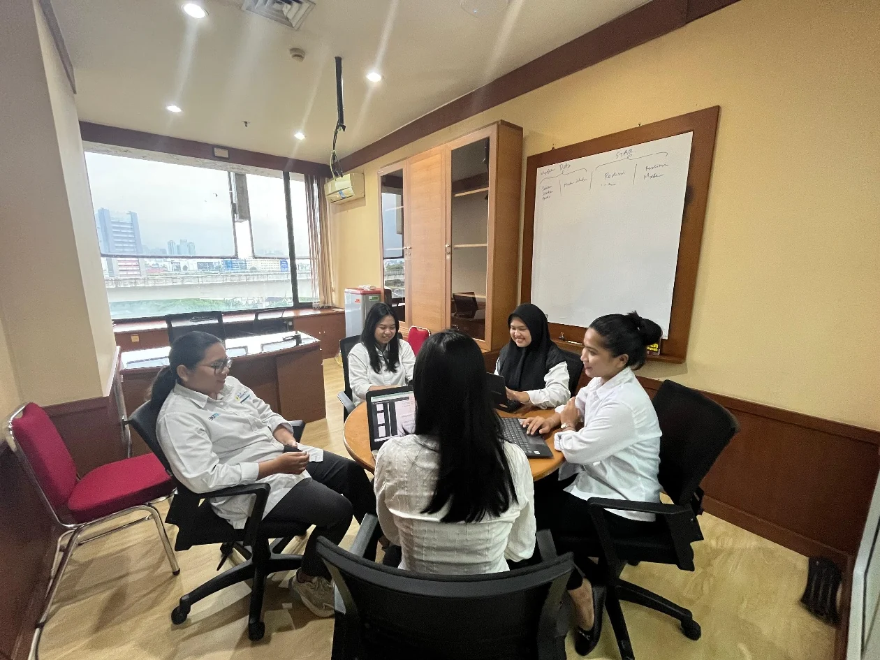Project team meeting at PT PLN Indonesia Power